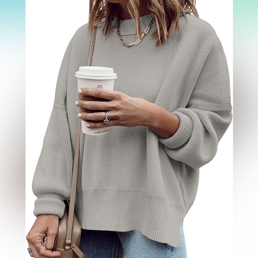 Oversized Slouchy Grey Sweater